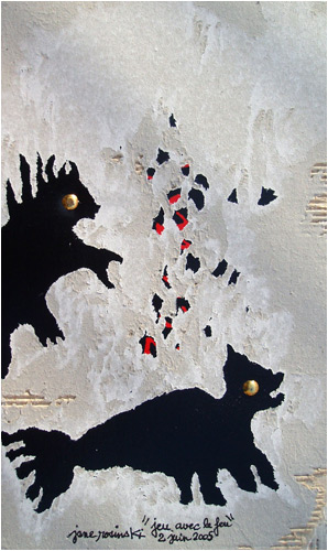 Travail sur le carton - Jane Rosinski